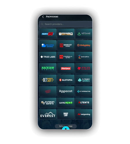 WinWinter game provider grid including Play n GO, Belatra, Hacksaw and Betsoft